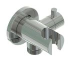 RVS handdouche houder met stopkraan RVS handdouche houder met stopkraan